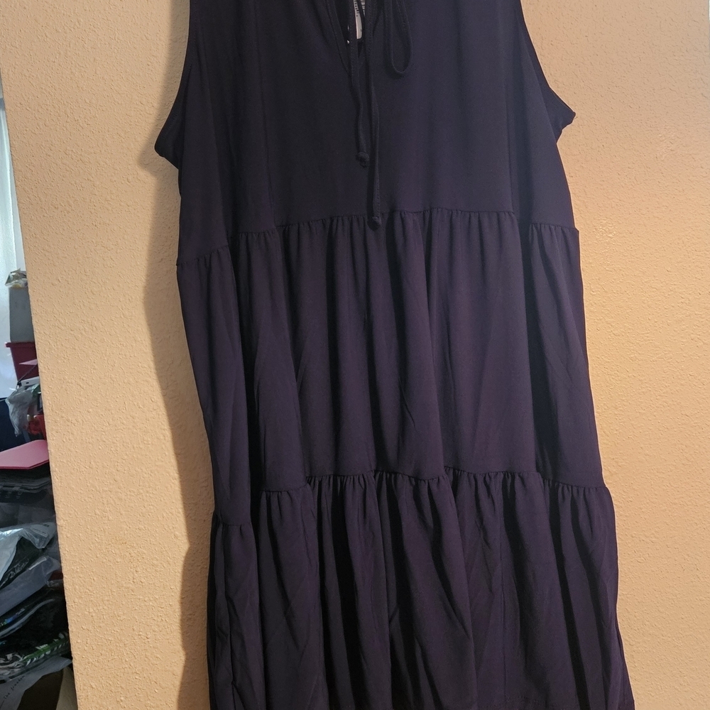 Elegant Black Sleeveless Dress